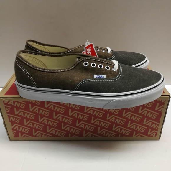 Vans Authentic (Washed 2 Tone) Black/Desert Palm - Picture 5 of 6